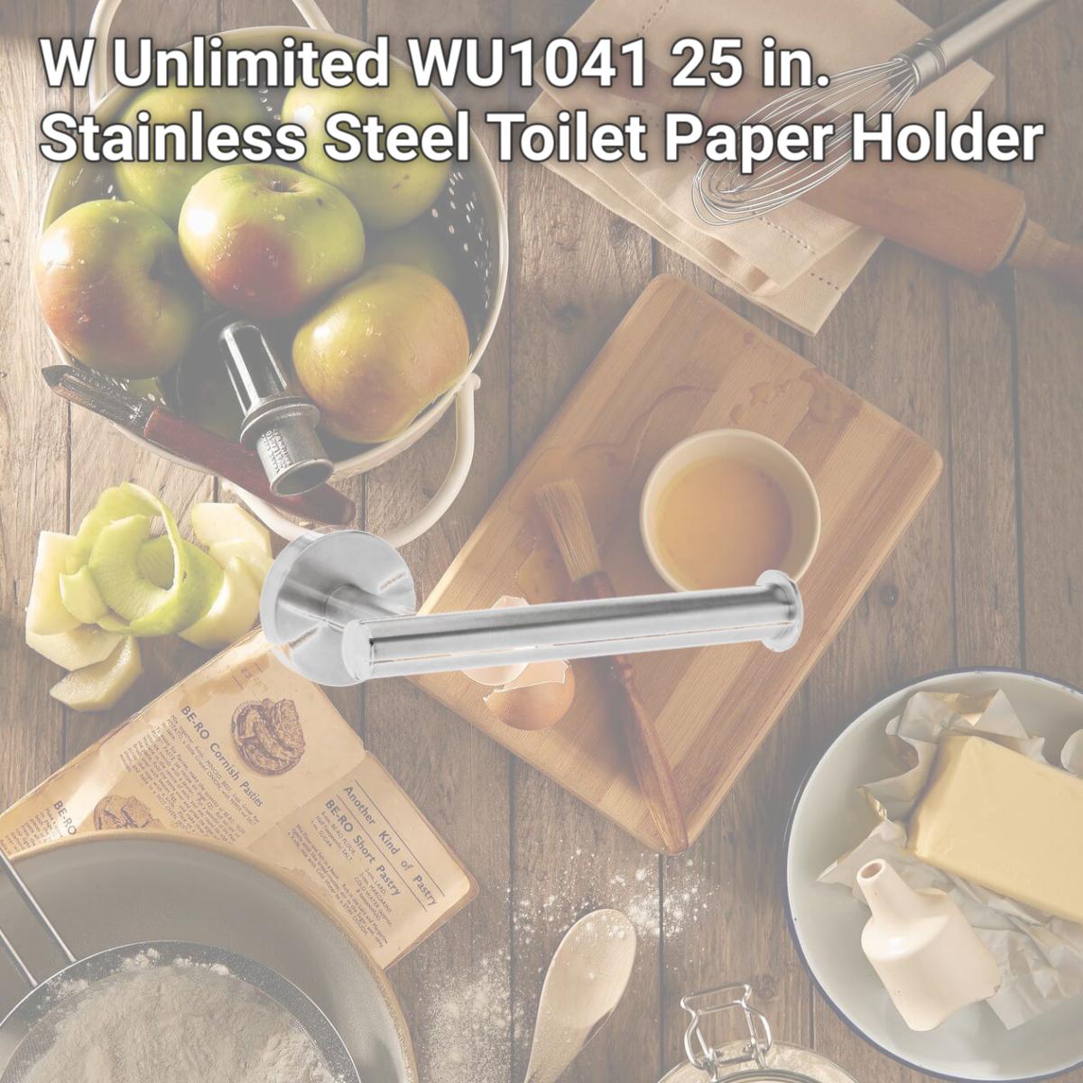 Picture of W Unlimited WU1041 25 in. Stainless Steel Toilet Paper Holder