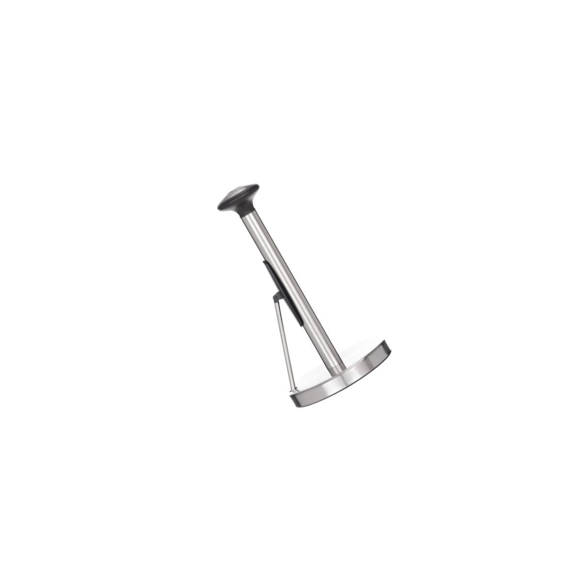 Picture of Jiallo WE-PH116 51 in. Stainless Steel Paper Towel Holder with Knob & Tension Arm, Black