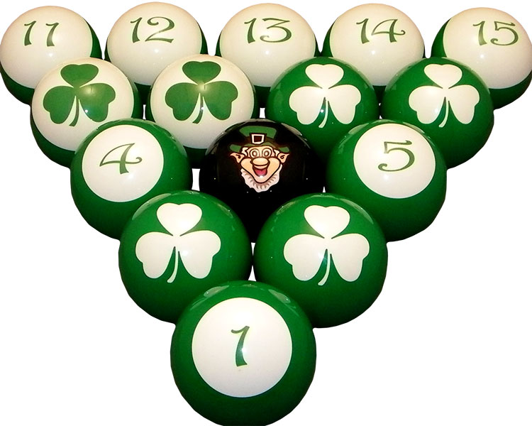 Vns-luckyirish Lucky Irish Billiard Ball Set