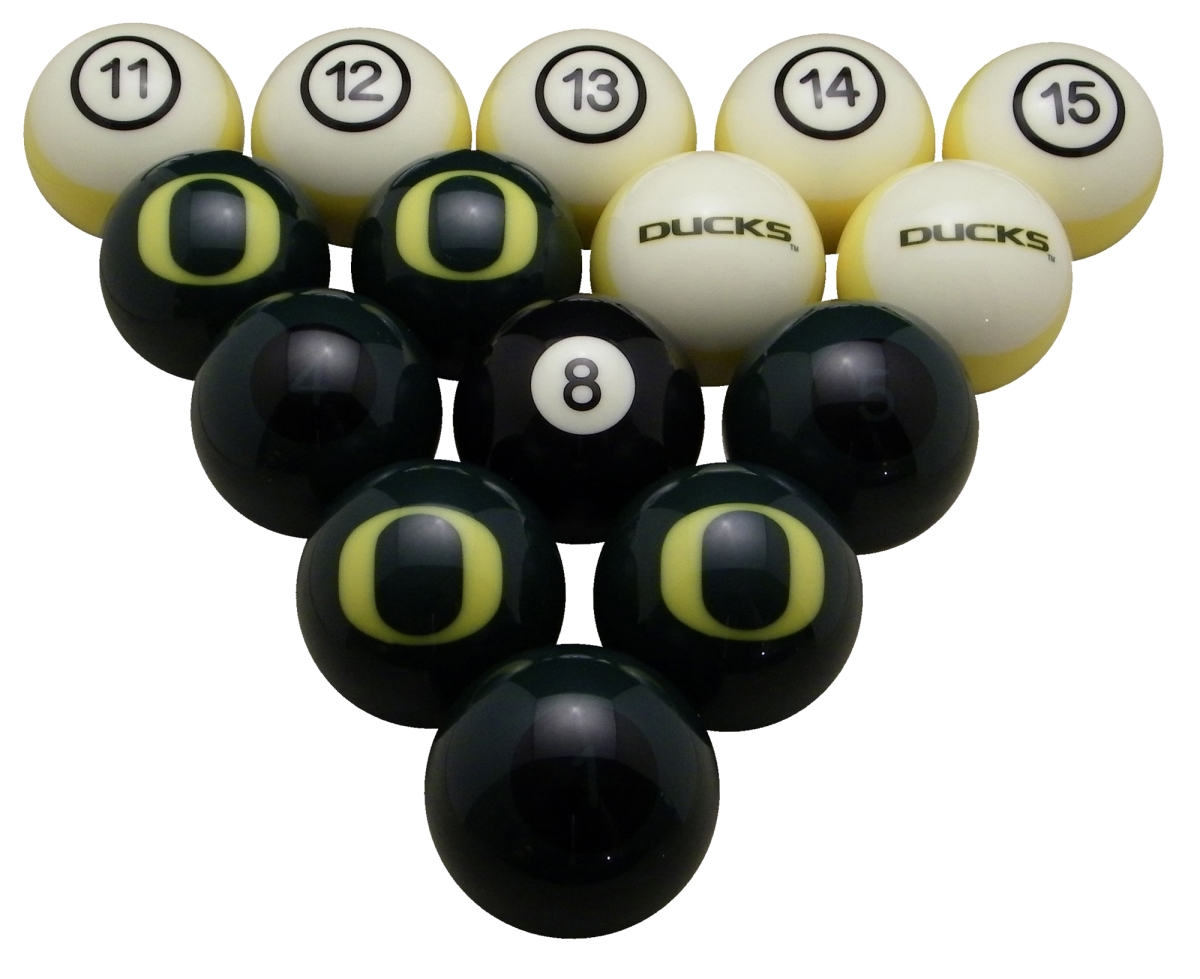 Orebbs100n University Of Oregon Billiard Numbered Ball Set