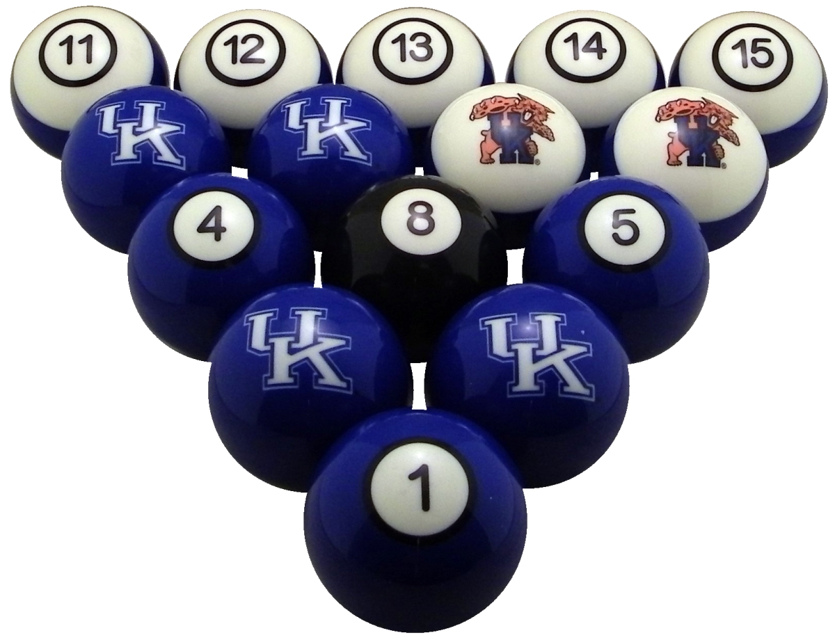 Ukybbs100n University Of Kentucky Billiard Numbered Ball Set