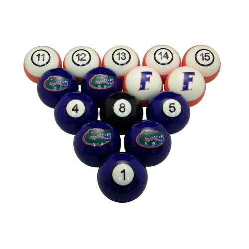 Uflbbs300n University Of Florida Billiard Ball Set - Numbered