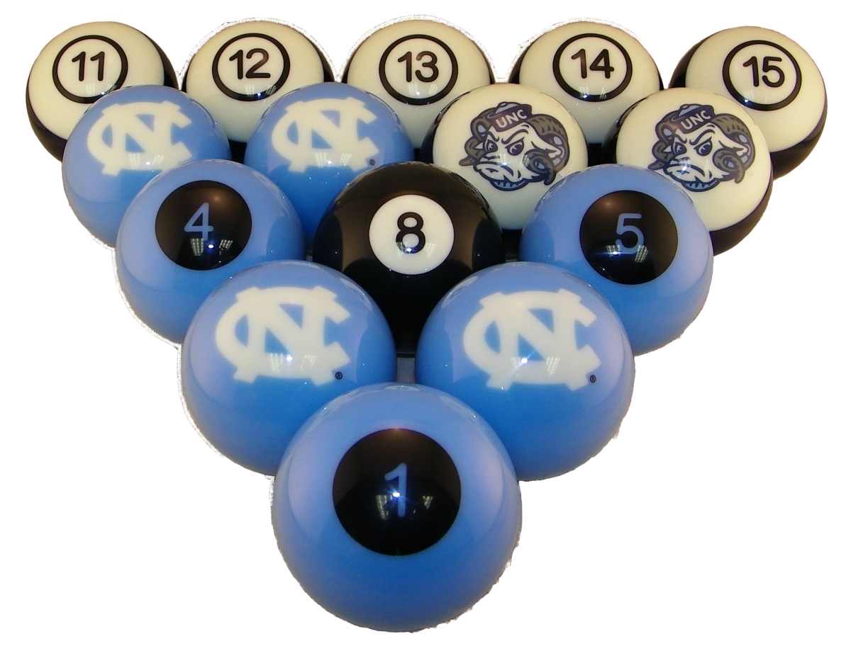 Uncbbs200n University Of North Carolina Billiard Ball Set - Numbered