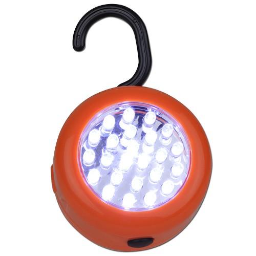 Ve-3024-org 24-led Hanging Worklight With Built-in Hook & Magnetic Back, Orange