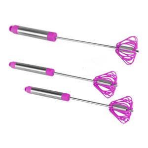 Ronco Self Turning Turbo Whisk, Purple - Pack Of 3