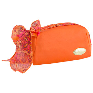 Abc28091or Summer Bliss Cosmetic Pouch, Orange