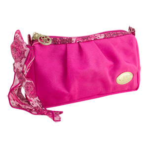 Abc28096hp Summer Bliss Compact Cosmetic Bag, Hot Pink