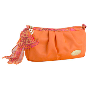 Abc28096or Summer Bliss Compact Cosmetic Bag, Orange