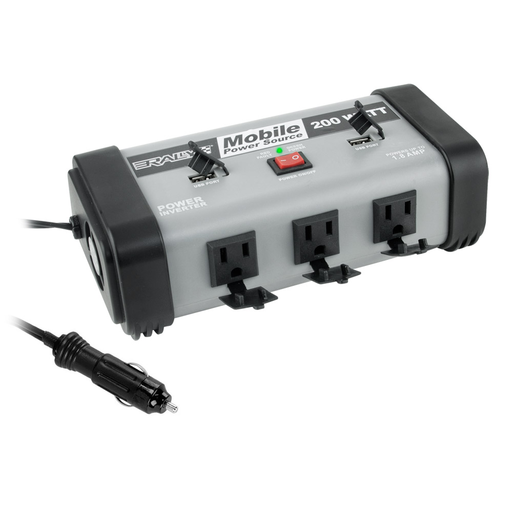 7462 200 Watts Mobile Power Inverter Source With Usb Ports