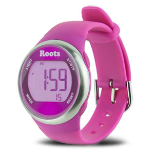 1r-at405pi1p Cayley Womens Resin Strap Digital Chronograph Watch Backlight Alarm - Pink