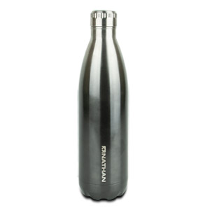 Nathan Ns4427-0293 25 Oz Chroma Double-walled Insulated Stainless Steel Bpa Free Water Bottle - Charcoal