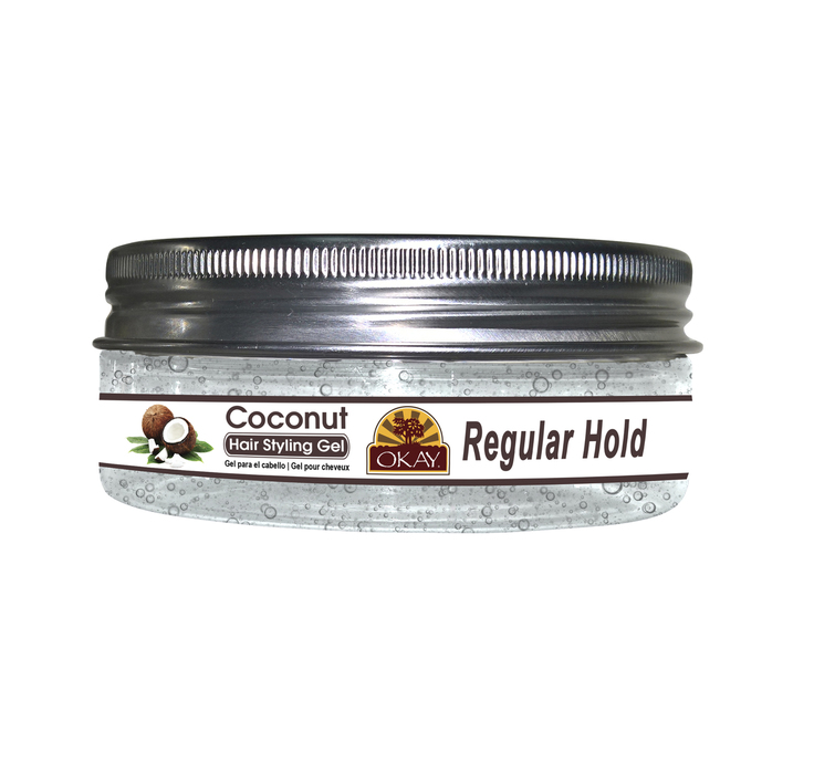 -cocog5 5 Oz Coconut Hair Styling Gel, Regular Hold