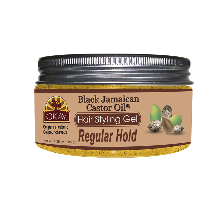 -bjg7 7.25 Oz Black Jamaican Hair Styling Gel, Regular Hold