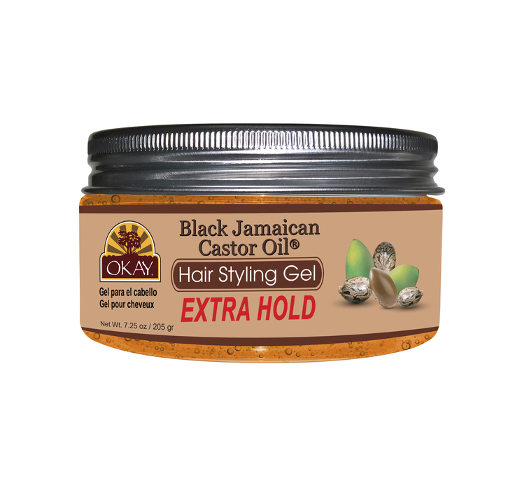 -bjgx7 7.25 Oz Black Jamaican Hair Styling Gel, Extra Hold