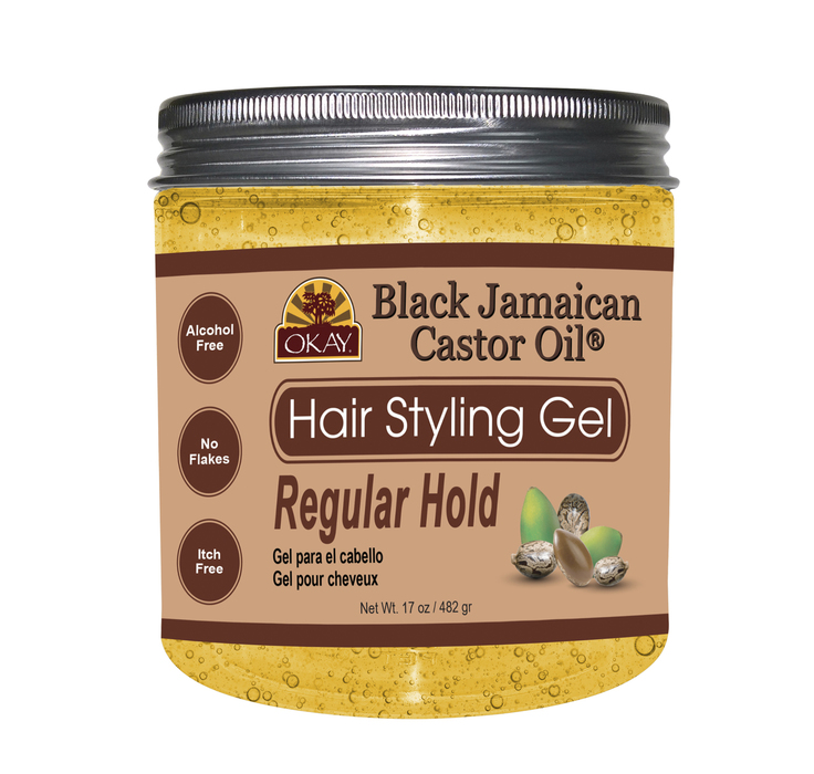-bjg17 17 Oz Black Jamaican Hair Styling Gel, Regular Hold