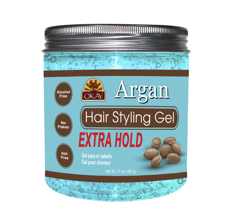 -argangx17 17 Oz Argan Hair Styling Gel, Extra Hold