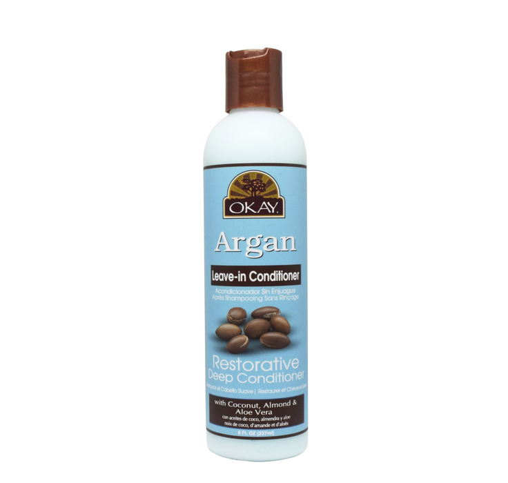 -arganlc8 8 Oz Argan Leave In Conditioner Restore & Smooth Hair