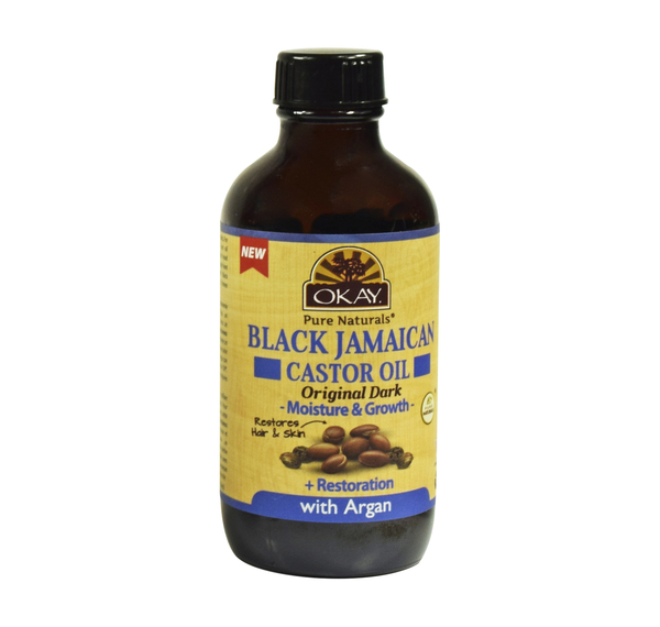 -bjodar4 4 Oz Black Jamaican Castor Oil Original Dark - Argan
