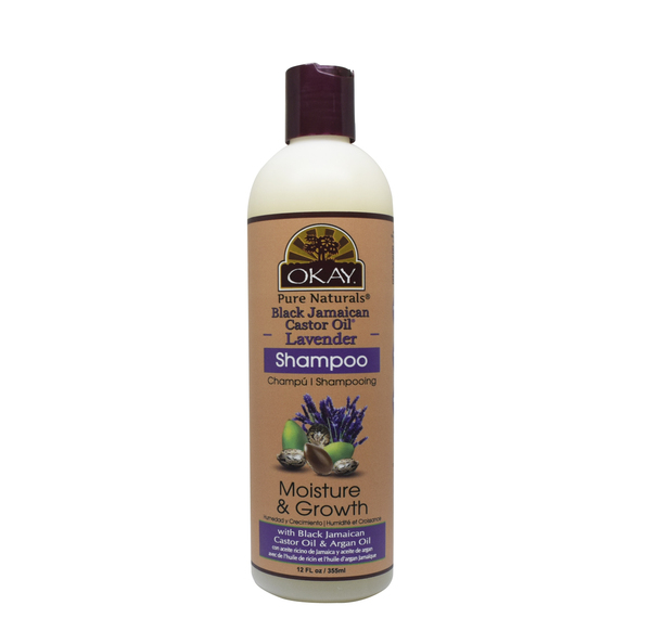-bjlavs12 12 Oz 355 Ml Black Jamaican Castor Oil With Lavender Shampoo Moisture & Growth