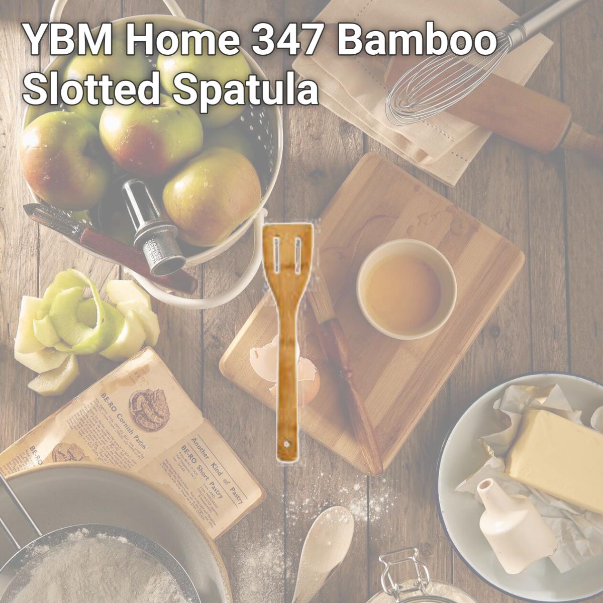 Picture of YBM Home 347 Bamboo Slotted Spatula