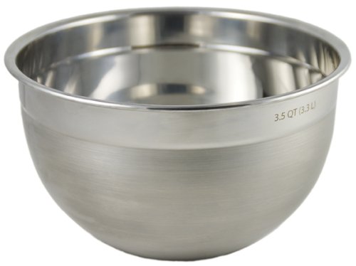 2532 6.5 In. X 0.75 Qt. Heavy Duty Deep Quality Stainless Steel Mixing Bowl