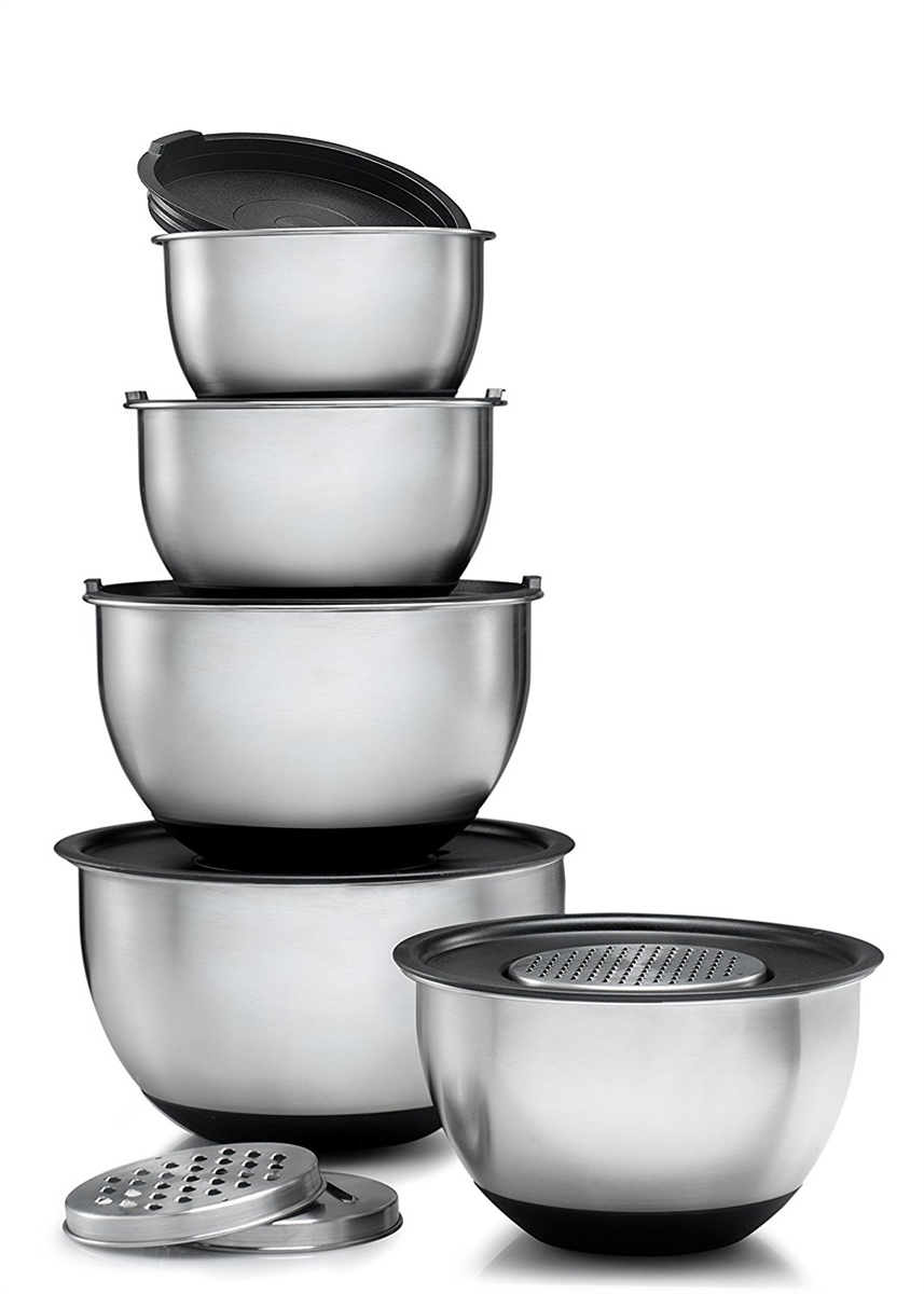 2447vc Stainless Steel Mixing Bowl, Set Of 5