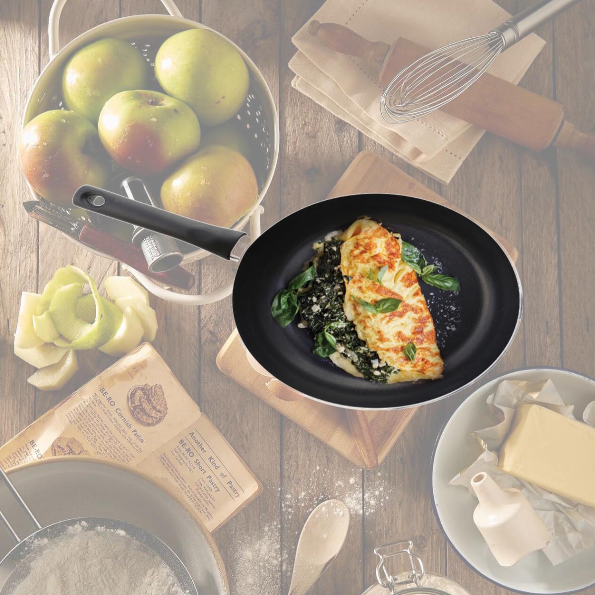 Picture of YBM Home ot9vc 9  in. Dia. x 2.5 in. Home Non-Stick Classic Non Stick Frying Pan  Black
