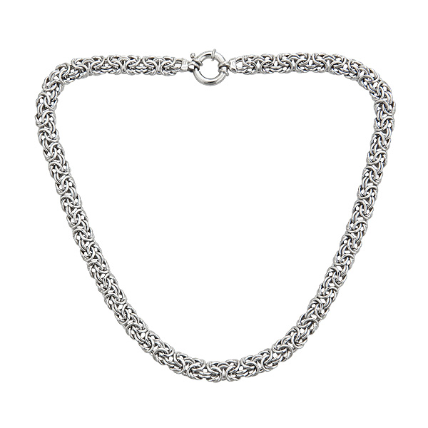 Sterling Silver Byzantine 110 Necklace