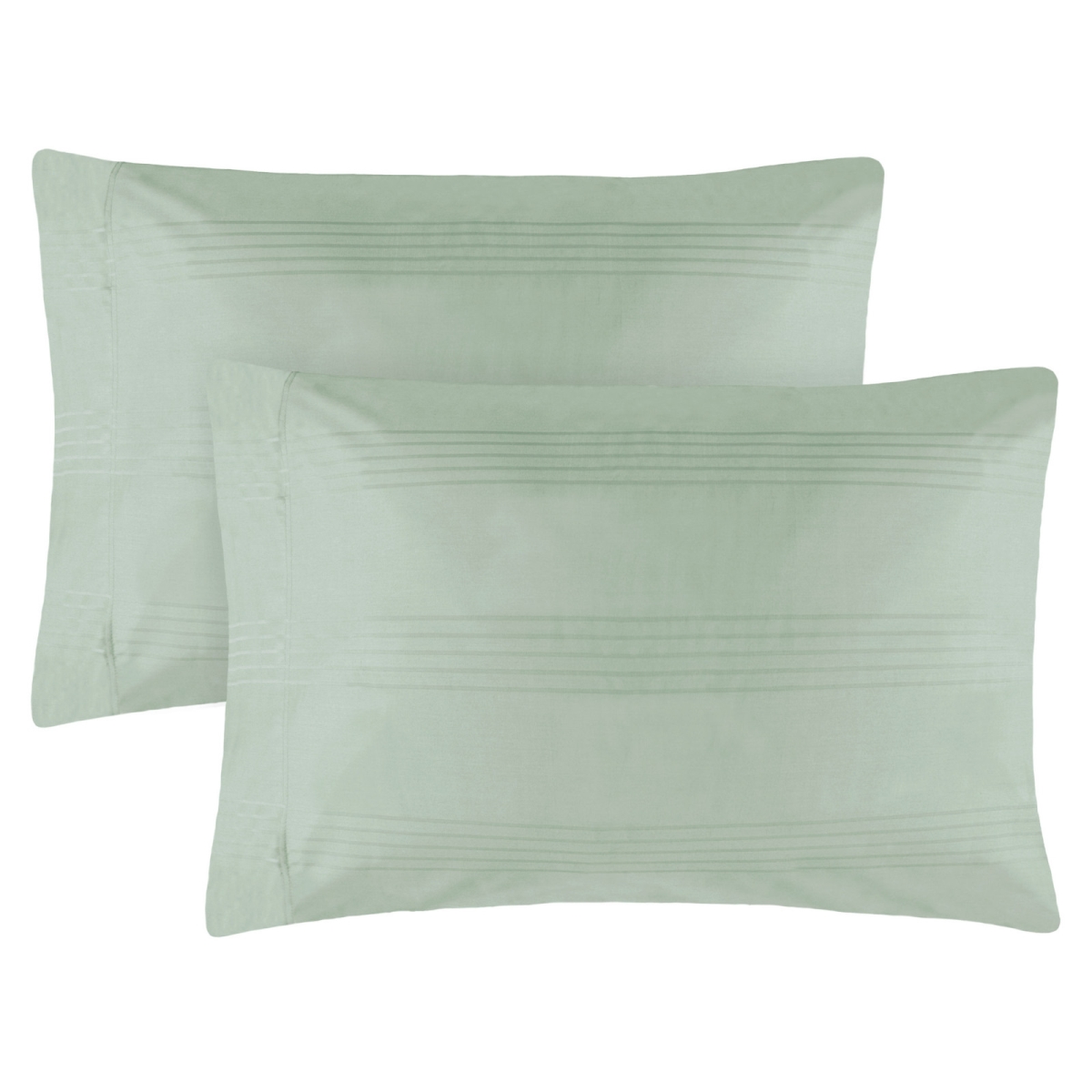 Yms008239 Premium 420 Thread Count 100 Percent Cotton Pillowcase Set, Aqua - King - 2 Piece