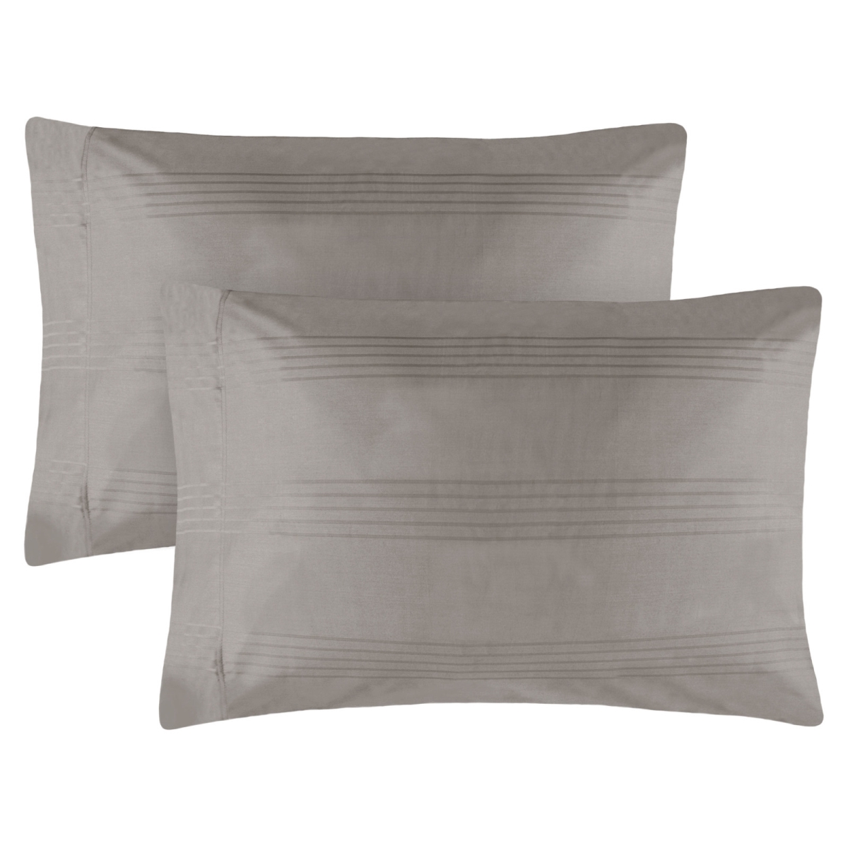 Yms008228 Premium 420 Thread Count 100 Percent Cotton Pillowcase Set, Charcoal - Standard - 2 Piece
