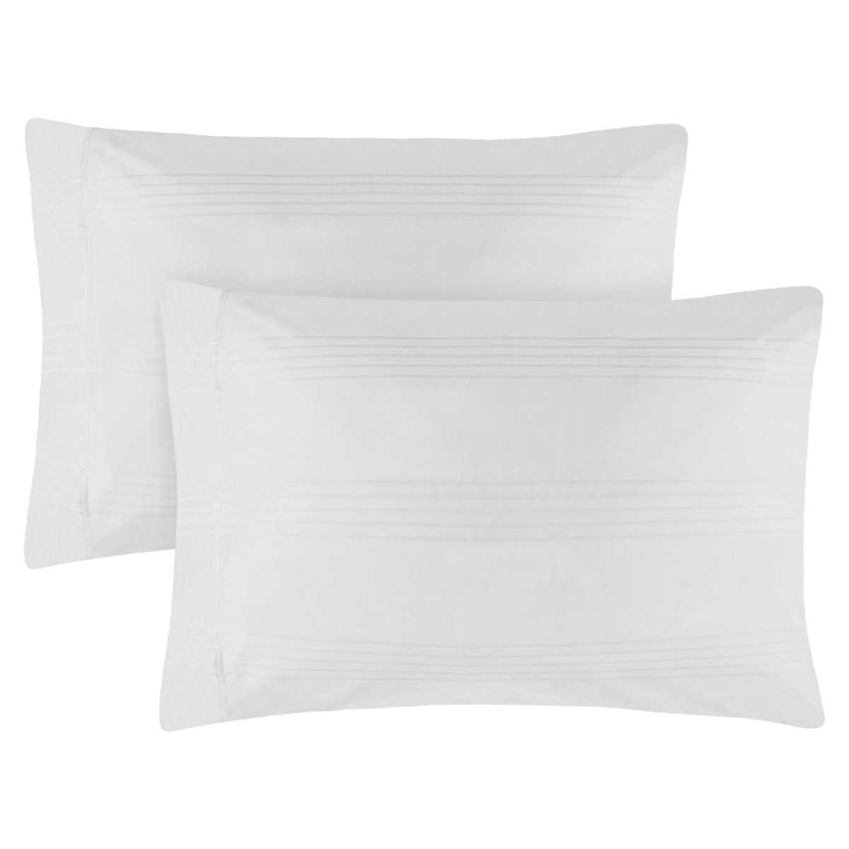 Yms008213 Premium 420 Thread Count 100 Percent Cotton Pillowcase Set, White - Standard - 2 Piece
