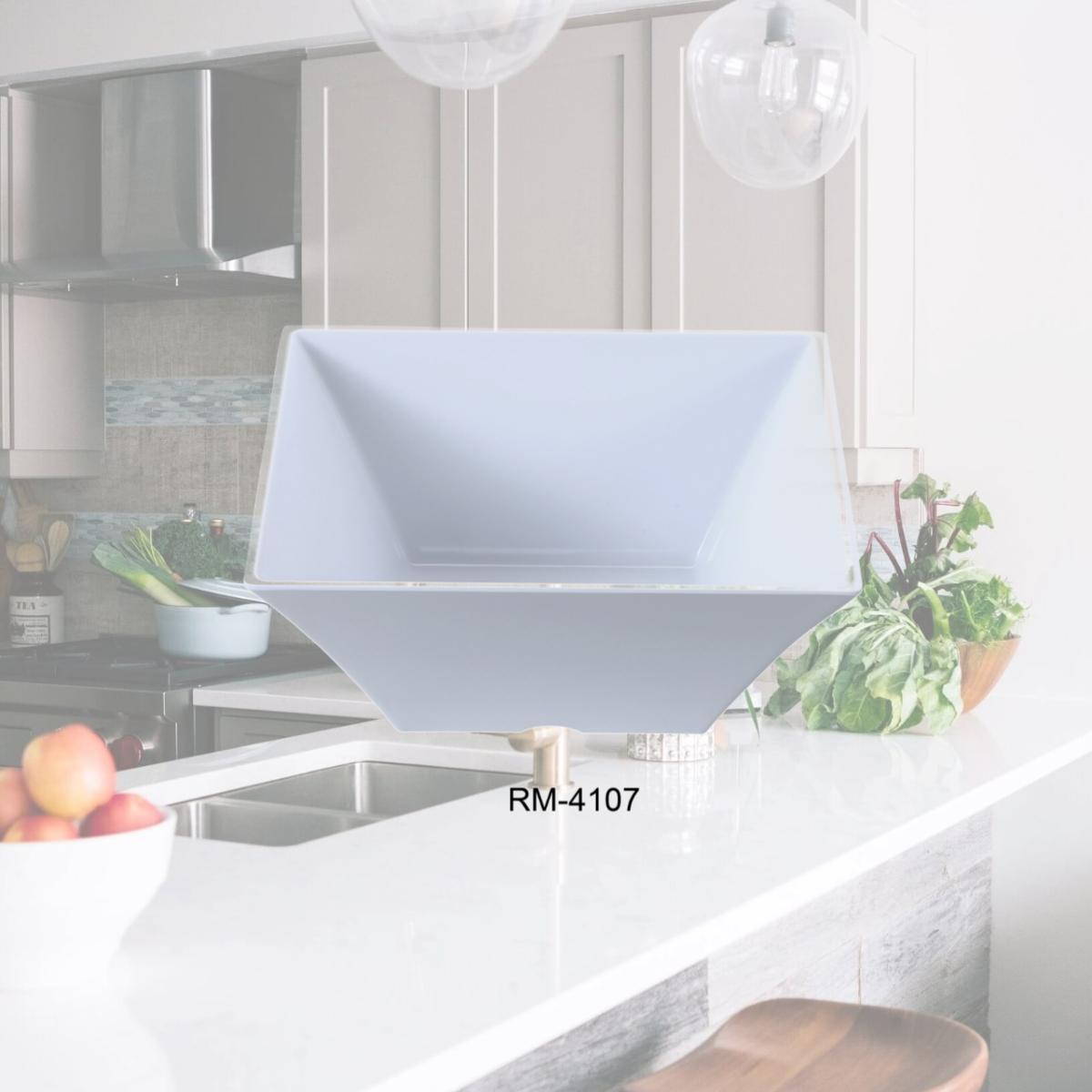 Picture of Yanco RM-4107 Rome 7.5 in. Square Bowl, White - 48 oz - Pack of 24