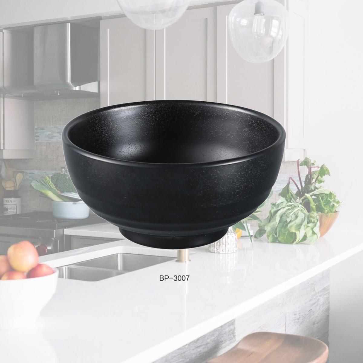 Picture of Yanco BP-3007 Black Pearl-2 Woodong Noodle Bowl, Black - 38 oz - Pack of 48