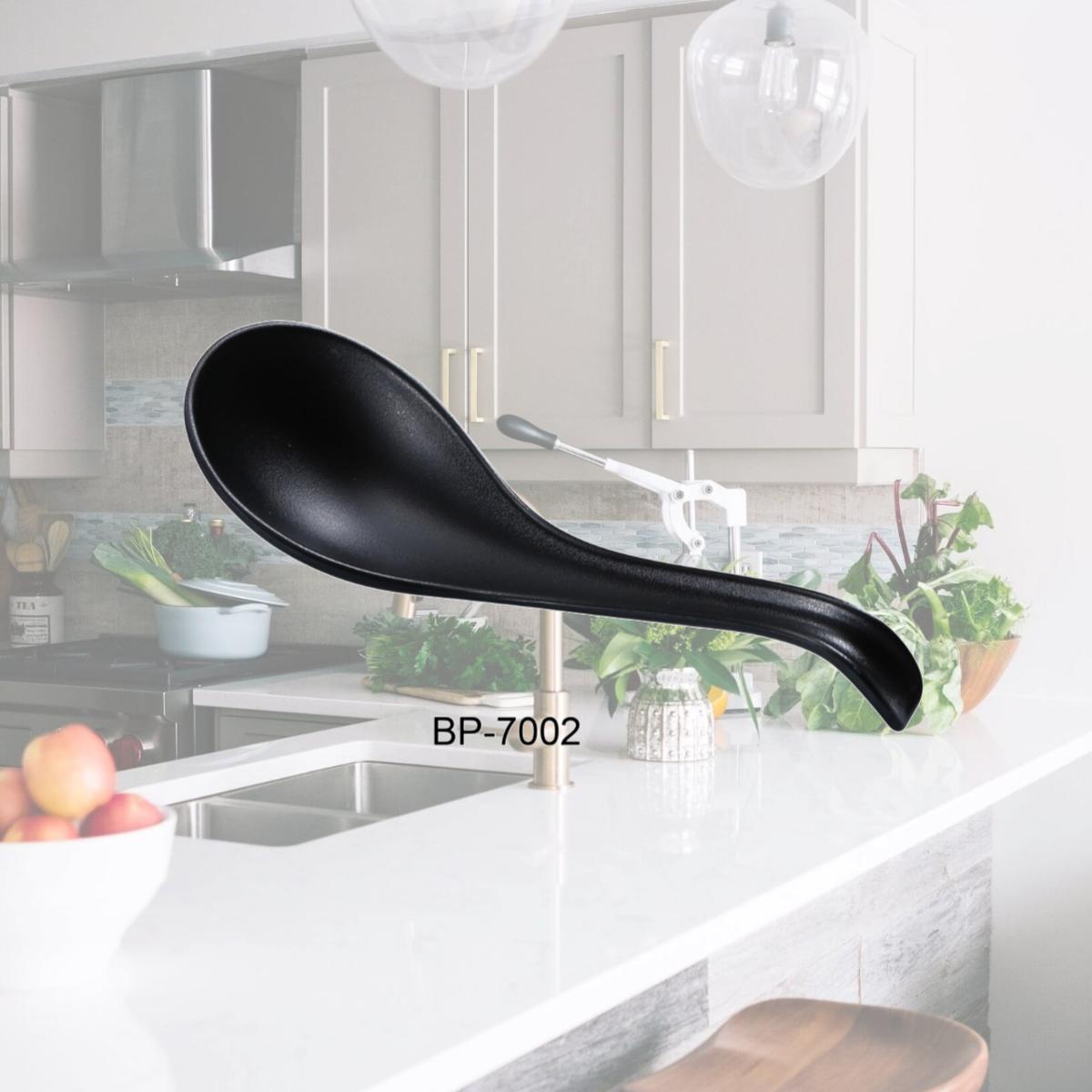 Picture of Yanco BP-7002 Black Pearl-2 Spoon, Black - 6.75 in. - Pack of 72