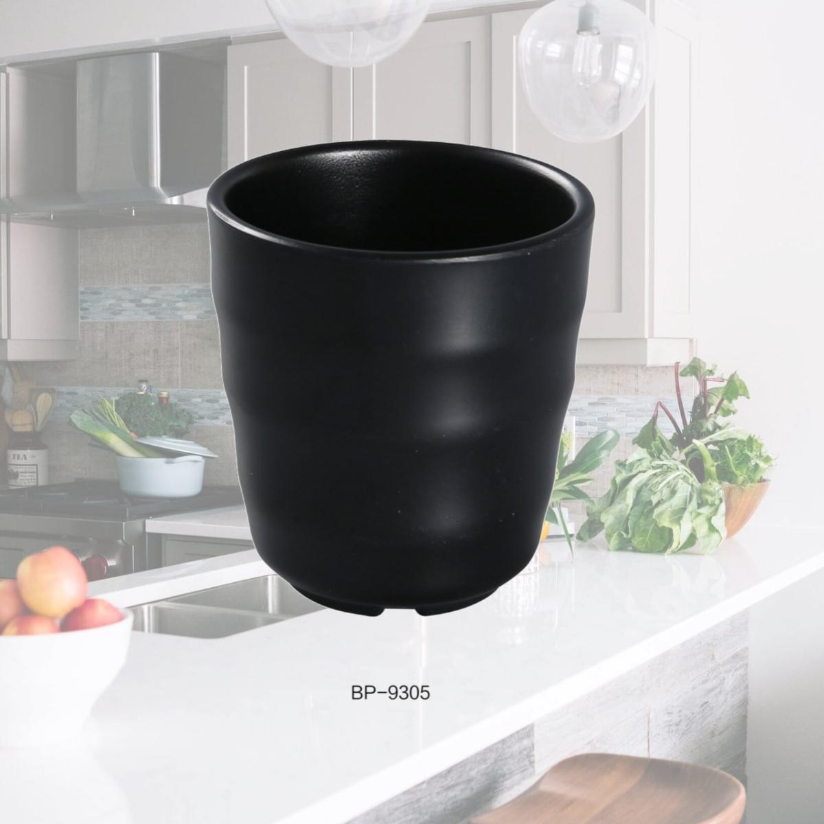 Picture of Yanco BP-9305 Black Pearl-2 Tea Cup, Black - 7 oz - Pack of 48