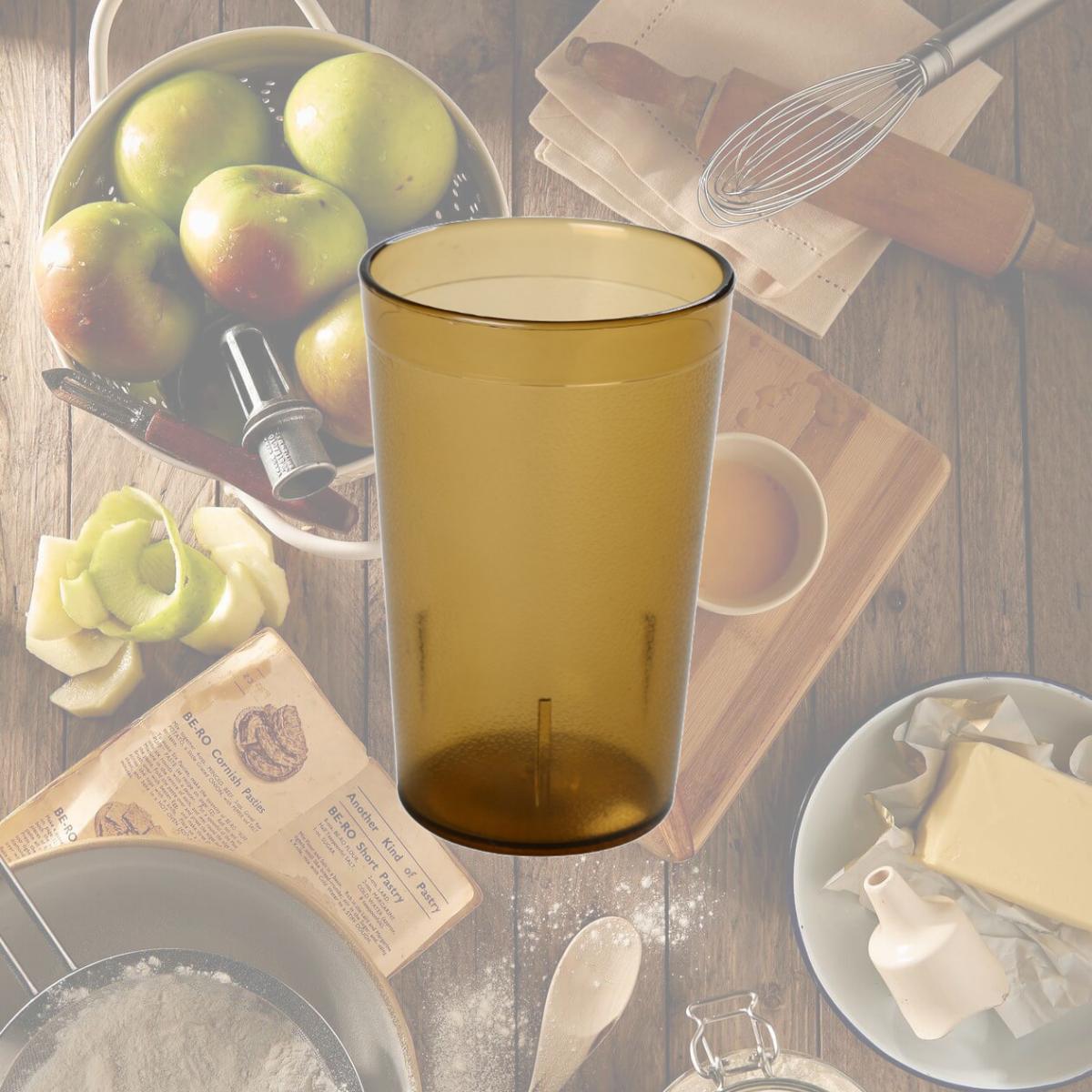 Picture of Yanco PT-012A 12 oz Tumbler, Amber - 4.75 x 2.75 in. - Pack of 72