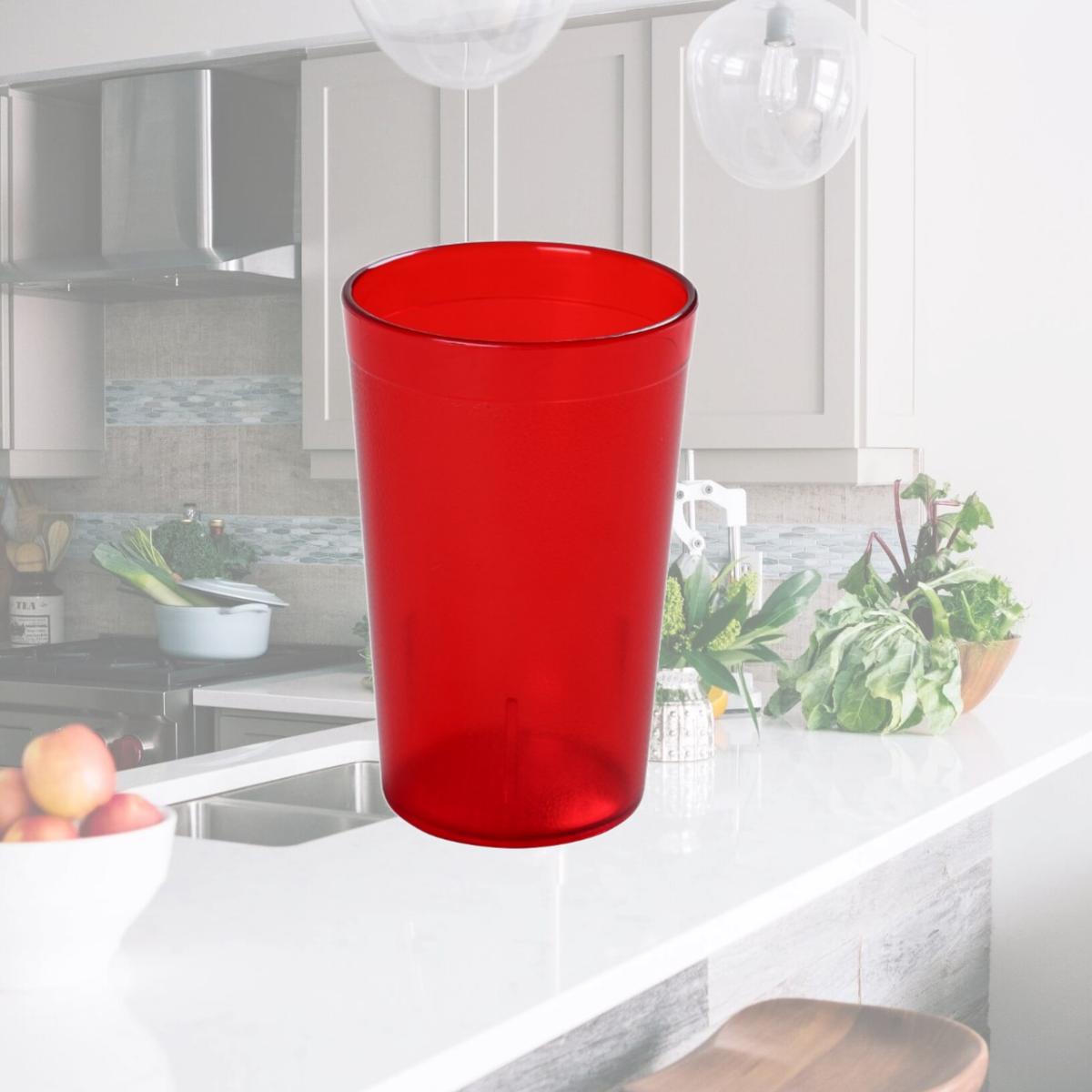 Picture of Yanco PT-032R 32 oz Tumbler, Red - 6.5 x 4 in. - Pack of 24