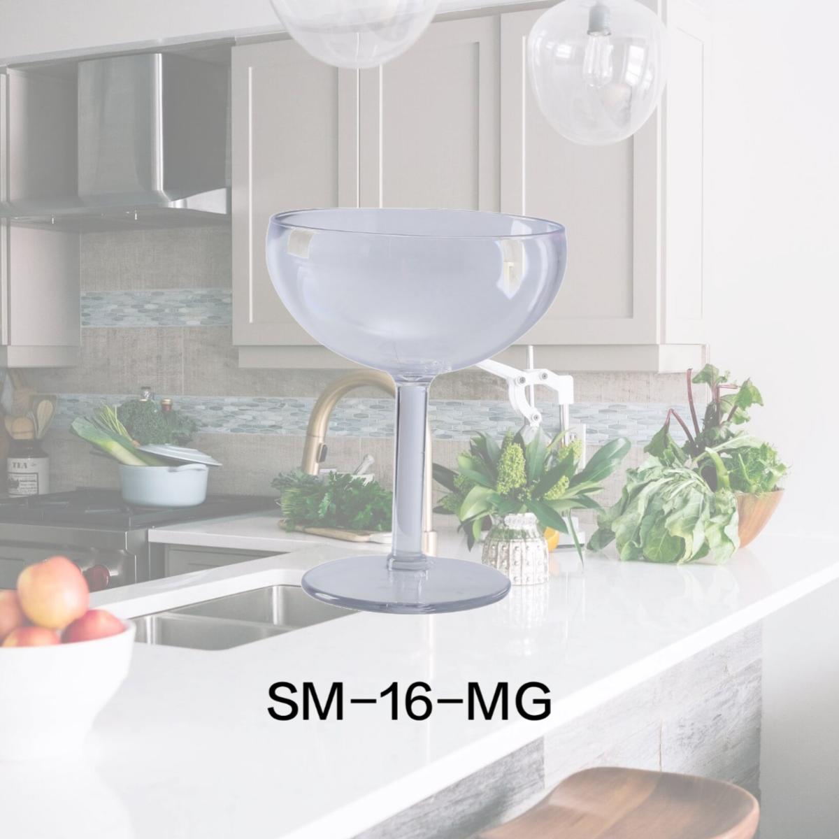Picture of Yanco SM-16-MG 16 oz Stemware Margarita Glass, Clear - 4.75 x 6.5 in. - Pack of 24