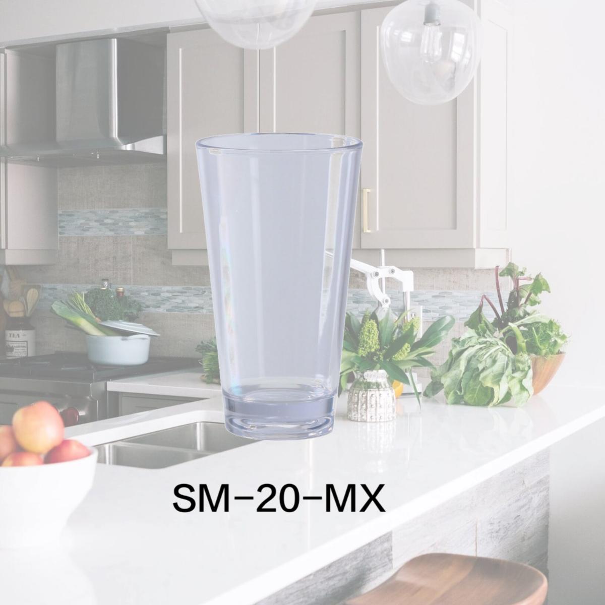 Picture of Yanco SM-20-MX 20 oz Stemware Mixing Cup, Clear - 6.25 x 3.5 in. - Pack of 24