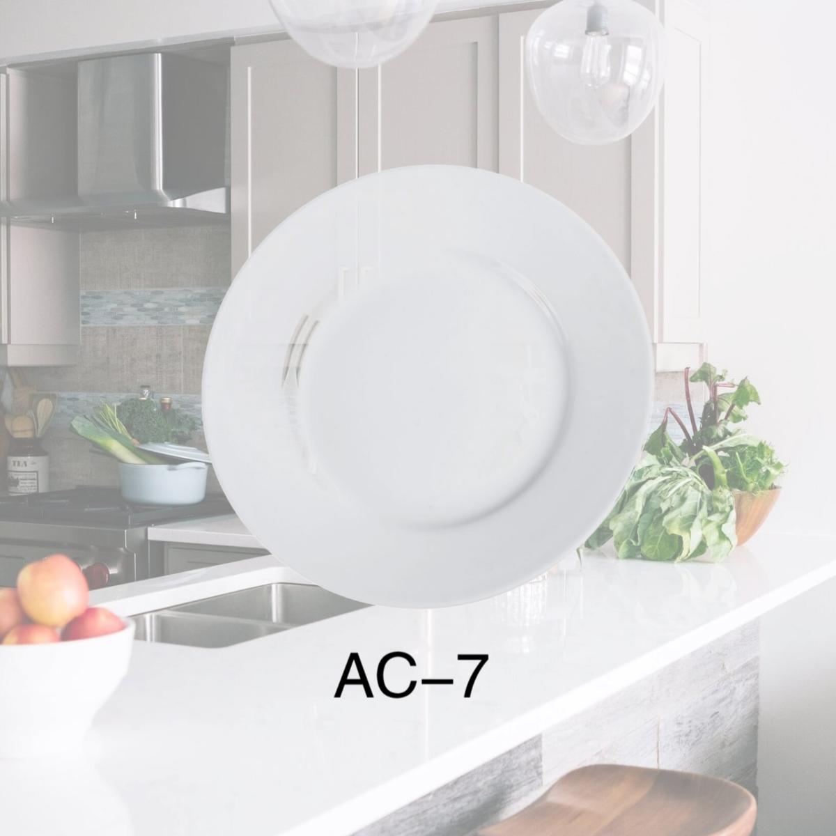 Picture of Yanco AC-7 7.5 in. ABCO Round Plate - Porcelain, Super White - Pack of 36