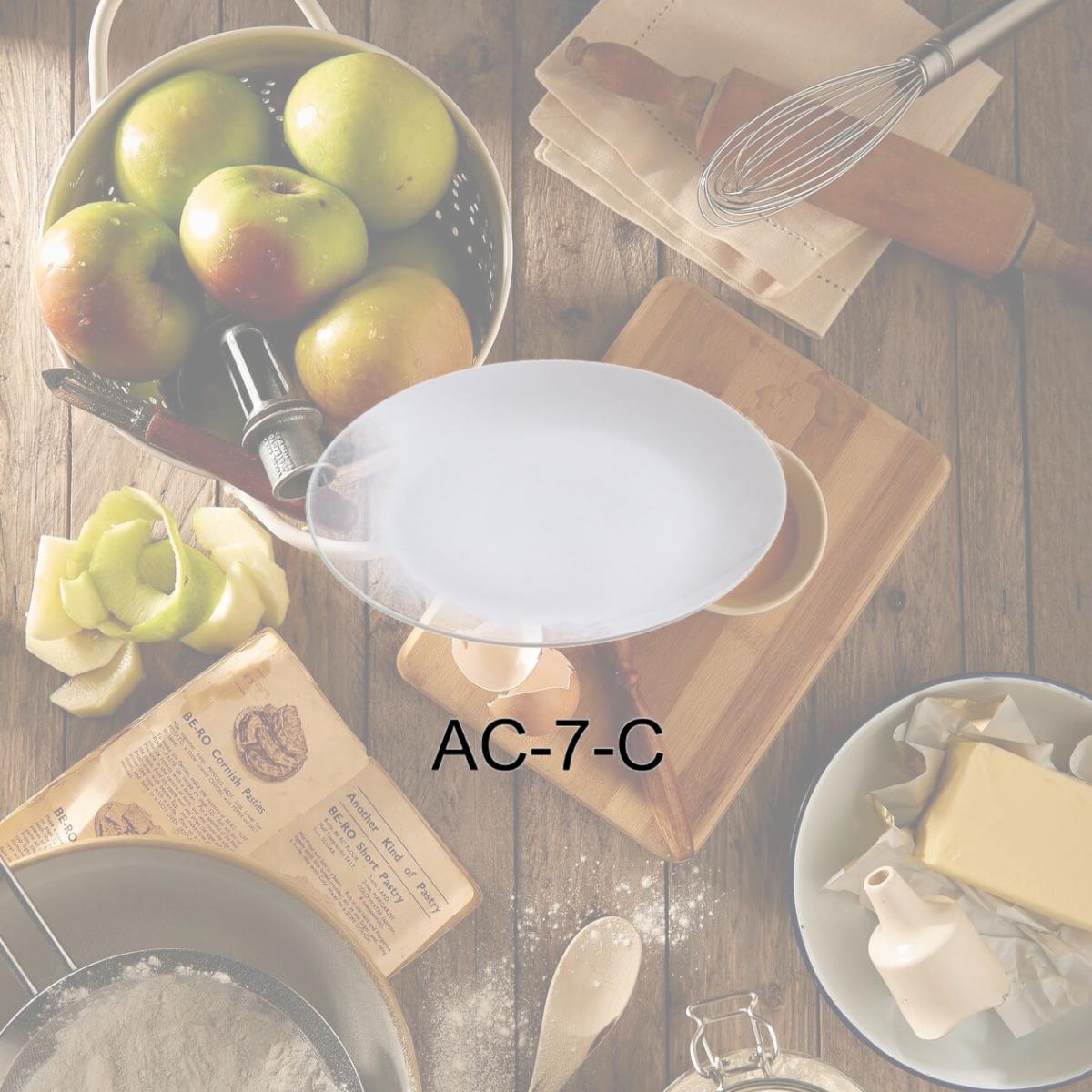Picture of Yanco AC-7-C 7 in. ABCO Coupe Plate - Porcelain, Super White - Pack of 36