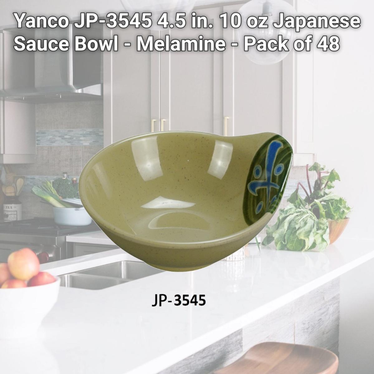 Picture of Yanco JP-3545 4.5 in. 10 oz Japanese Sauce Bowl - Melamine - Pack of 48