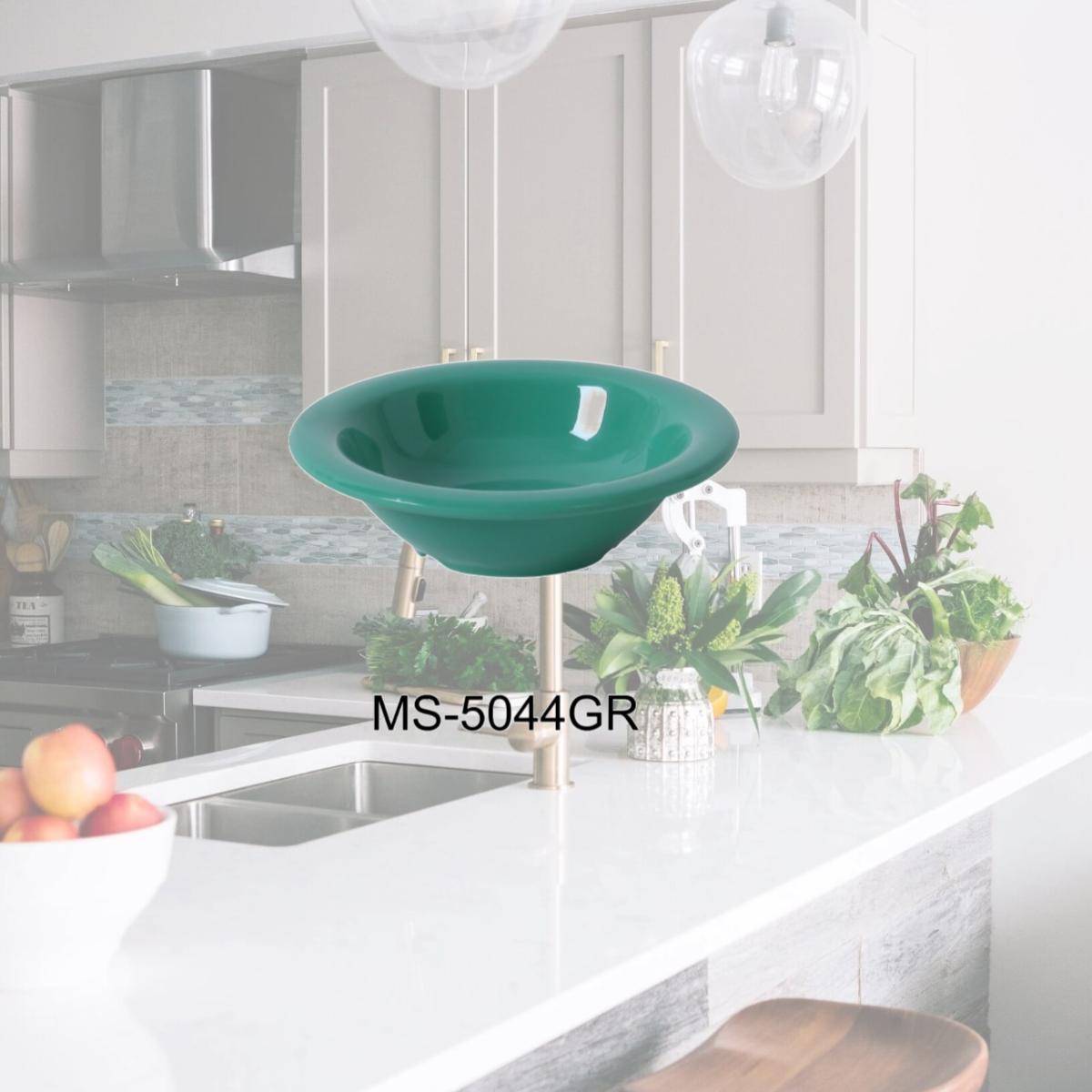 Picture of Yanco MS-5044GR 4.75 in. 4.5 oz Mile Stone Salad Bowl - Melamine, Green - Pack of 48