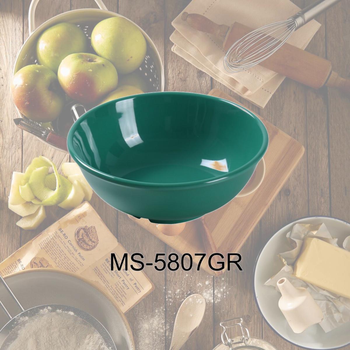 Picture of Yanco MS-5807GR 7.25 in. 24 oz Mile Stone Salad Bowl - Melamine, Green - Pack of 24