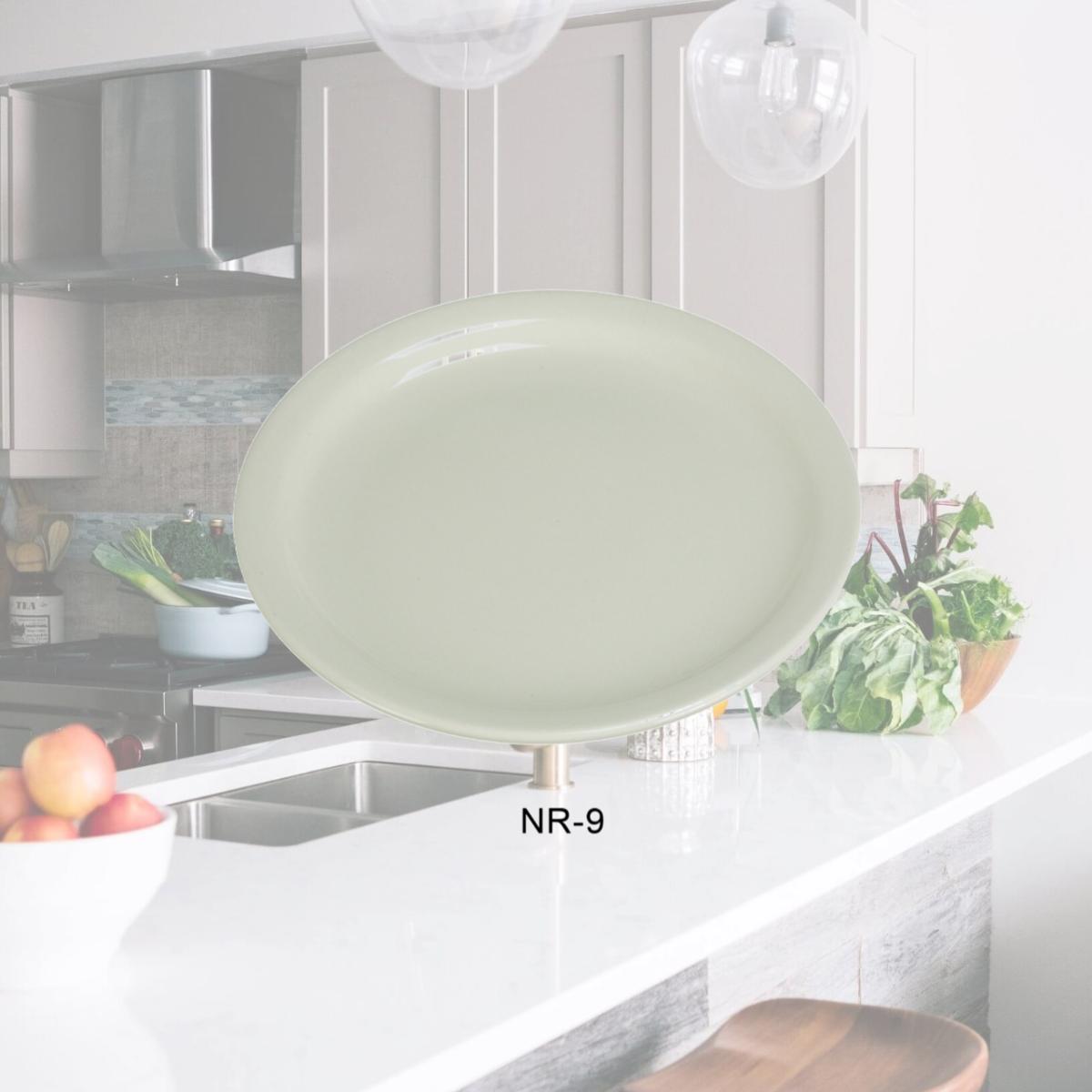 Picture of Yanco NR-9 China Narrow Rim Normandy Plate, American White - 9.5 in. - Pack of 24