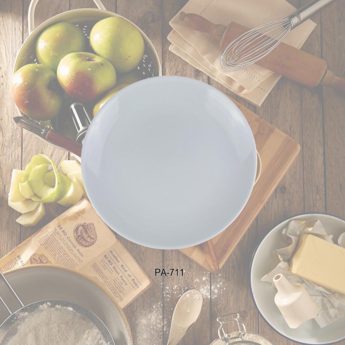 Picture of Yanco PA-711 Porcelain Coupe Plate, Super White - 11 in. - Pack of 12