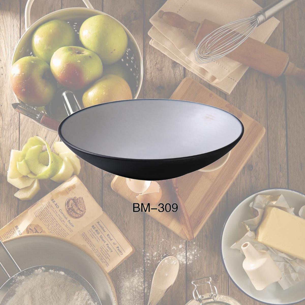 Picture of Yanco BM-309 9.5 x 2.5 in. Birmingham Melamine Scratch Resistant Salad & Pasta Bowl - 30 oz - Pack of 24