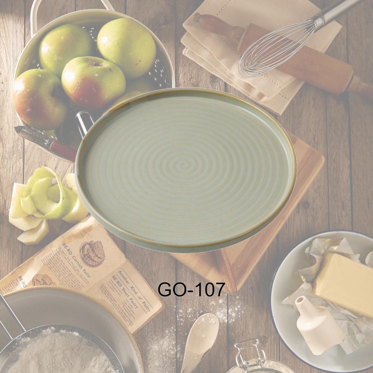 Picture of Yanco GO-107 Golden Coast 7.25 x.0.75 in. Round Plate with Upright Rim - China - Pack of 36