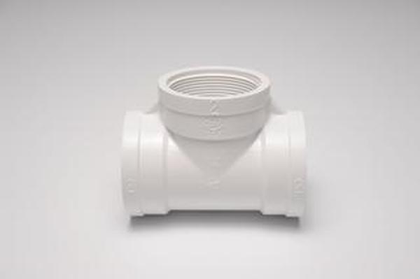 DUR405015 1.5 in. Schedule 40 Threaded Tee