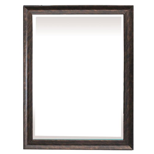 Mint014 Home Decor Framed Mirror, Large - Dark Bronze